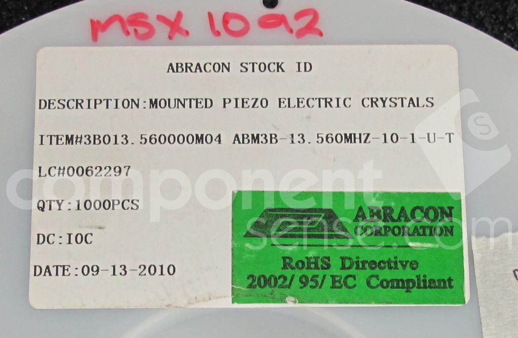 Abracon ABM3B-13.560MHZ-10-1-U-T